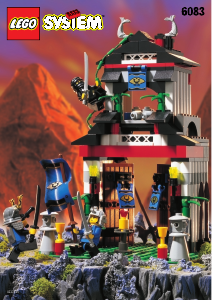 Manuale Lego set 6083 Ninja Torre di Samurai