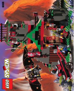 Handleiding Lego set 6088 Ninja Ninja's vesting