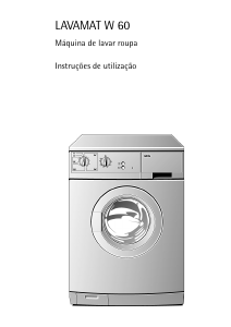 Manual AEG LAVW60-W Máquina de lavar roupa