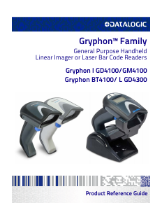 Manual Datalogic Gryphon I GM4100 Barcode Scanner