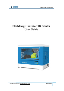 Handleiding Flashforge Inventor 3D Printer