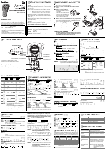 Manual Brother PT-1000 Label Printer