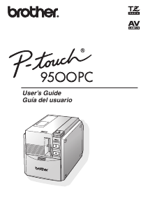 Manual Brother PT-9500PC Label Printer
