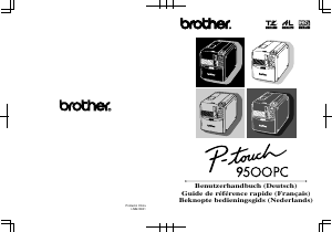 Bedienungsanleitung Brother PT-9500PC Etikettendrucker