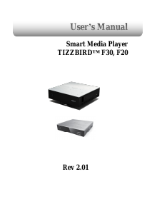 Manual TizzBird F20 Media Player