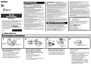 Bedienungsanleitung Brother PT-D210 Etikettendrucker