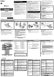 Bruksanvisning Brother PT-H100 Etikettskrivare