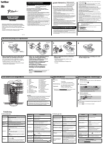 Bruksanvisning Brother PT-H107 Etikettskrivare