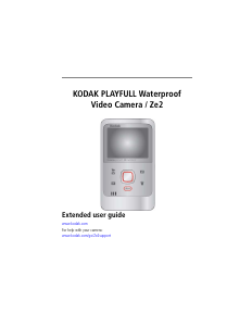 Handleiding Kodak Ze2 Camcorder