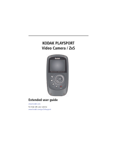 Handleiding Kodak Zx5 Camcorder