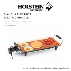 Manual de uso Holstein HH-09032001 Parrilla de mesa