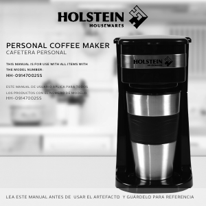 Manual Holstein HH-09147002SS Coffee Machine