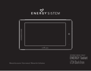 Handleiding Energy Sistem i724 Tablet