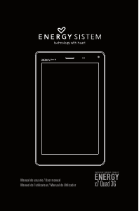 Manual de uso Energy Sistem x7 Quad 3G Tablet