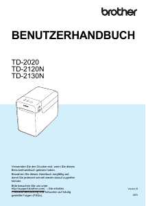 Bedienungsanleitung Brother TD-2020 Etikettendrucker