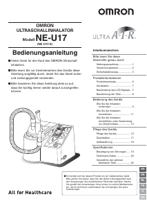 Bedienungsanleitung Omron NE-U17 UltraAIR Inhalator