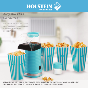 Manual de uso Holstein HH-09174003R Maquina de palomitas