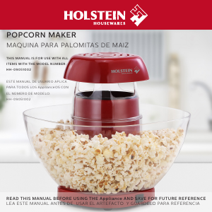 Handleiding Holstein HH-09051002 Popcornmachine