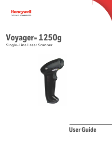 Handleiding Honeywell Voyager 1250g Barcode scanner