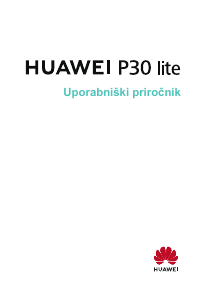 Priročnik Huawei P30 Lite Mobilni telefon