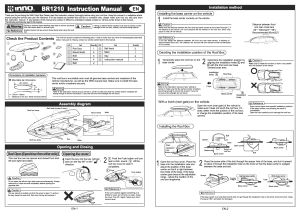 Manual de uso Inno BRA1210 Shadow 16 Cofre portaequipajes