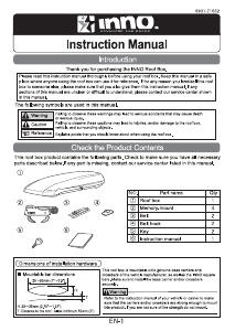 Mode d’emploi Inno BRA1250 Shadow 16 Coffre de toit