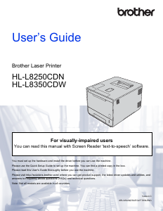 Handleiding Brother HL-L8250CDN Printer