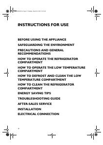 Manual Ignis ARL 130-A/1 Refrigerator