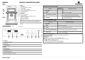 User manual Hotpoint SA2 540 H IX (English - 4 pages)