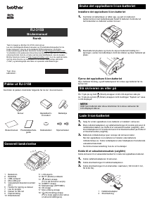 Bruksanvisning Brother RJ-3150 Skriver