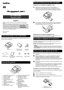 Manual de uso Brother RJ-3150Ai Impresora