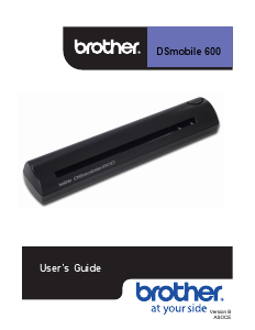 Manual Brother DS-600 Scanner