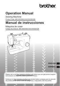 Manual de uso Brother BM2800 Máquina de coser