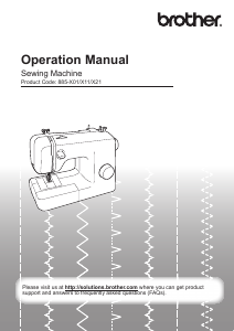 Manual Brother BQ17 Sewing Machine