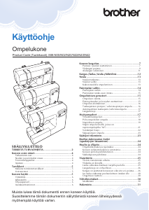 Käyttöohje Brother CS10s Ompelukone