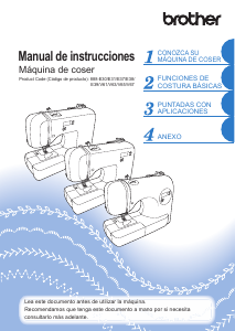 Manual de uso Brother CS5055PRW Máquina de coser