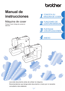 Manual de uso Brother CS7205 Máquina de coser