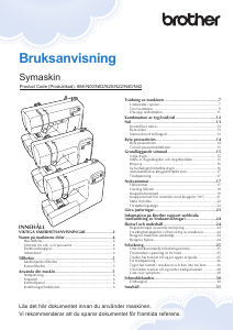 Bruksanvisning Brother DS120x Symaskin