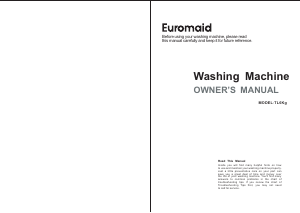 Manual Euromaid TL6KG Washing Machine