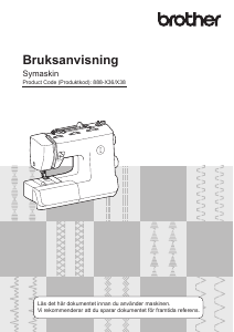 Bruksanvisning Brother HF27 Symaskin