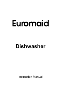 Manual Euromaid BG14BM Dishwasher