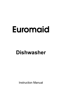 Manual Euromaid DR14S Dishwasher