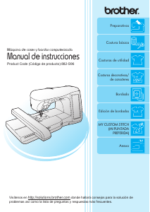 Manual de uso Brother Innov-is 5000 Máquina de coser