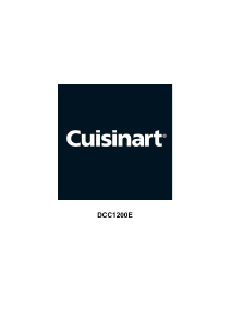 Bruksanvisning Cuisinart DCC1200E Kaffebryggare