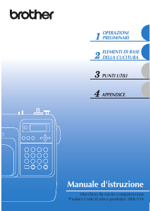 Manuale Brother Innov-is 55FE Macchina per cucire