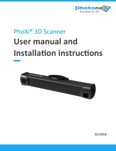 Manual Photoneo PhoXi 3D Scanner