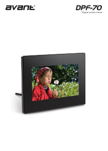 Manual Avant DPF-70 Digital Photo Frame