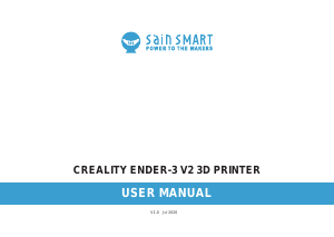 Manual SainSmart Creality Ender-3 V2 3D Printer