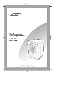 Bedienungsanleitung Samsung Q1457AV Waschmaschine