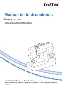 Manual de uso Brother Innov-is A150 Máquina de coser
